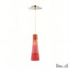 Ikona: AKCE Ideal Lux KUKY CLEAR SP1 ROSSO úsporné stropní závěsné svítidlo N15