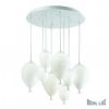 Ikona: AKCE Ideal Lux CLOWN SP8 BIANCO moderní stropní svítidlo N15