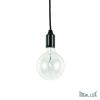 Ikona: AKCE Ideal Lux EDISON SP1 NERO halogenové stropní závěsné svítidlo N16