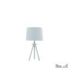 Ikona: AKCE Ideal Lux YORK TL1 SMALL BIANCO úsporné stolní svítidlo bílá lampa N16