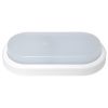 Ikona:   AKCE ECOLITE LED venkovní vysoce úsporné nástěnné oválné svítidlo, bílá 12W OVAL LED-BL12W-BI N17