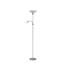Ikona: ECOLITE stojací lampa LF34-BI/CHRM (bílá + chrom mat.)