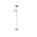 Ikona: ECOLITE stojací lampa LF34-MO/CHRM (modrá + chrom mat.)