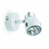 Ikona: AKCE FARO Nástěnné/stropní svítidlo, kov, chrom, bílá 50W 40880 MIKA