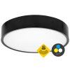 Ikona:    LED designové, přisazené svítidlo se senzorem CCT 25W, černé WMAT350/HF-25W/CR ECOLITE N22