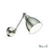 Ikona: AKCE Ideal Lux NEWTON AP1 NICKEL nástěnné úsporné svítidlo lampa N15