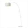 Ikona: AKCE FARO Moderní stojací podlahové textilní svítidlo, lampa 60W, bílá, 68462 PAPUA